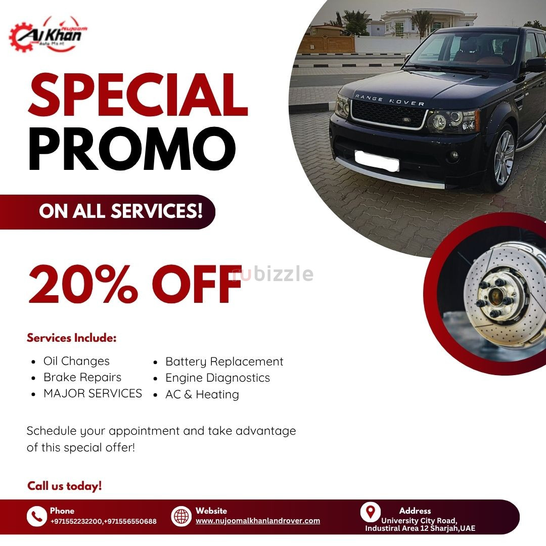 RANGE ROVER TRANSMISSION REPAIR CENTER IN SHARJAH
