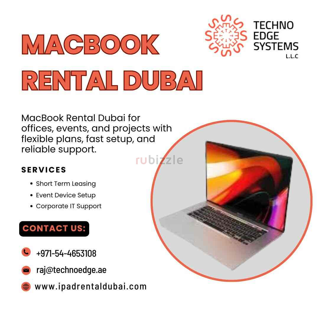 MacBook Rental Dubai for Business, Events, and Teams