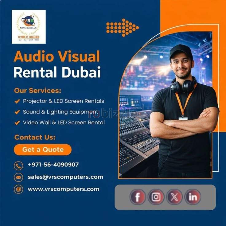 How Does Audio Visual Rental Dubai Support Product Launches?