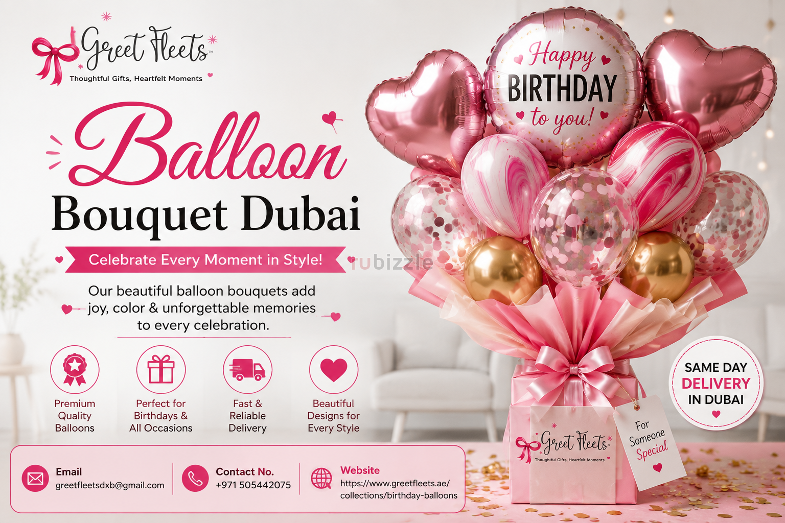 Greetfleets Balloon Bouquets Dubai
