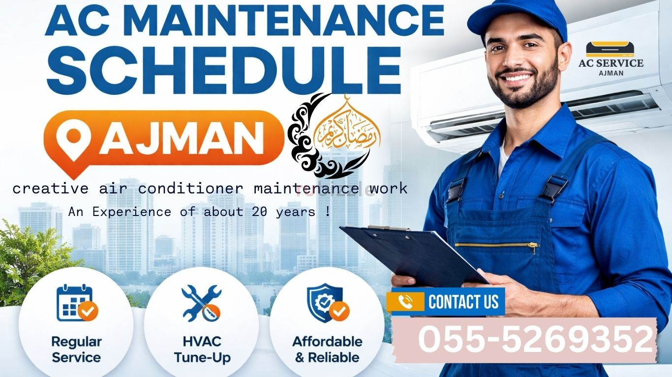 ac repair clean service installation in ajman sharjah