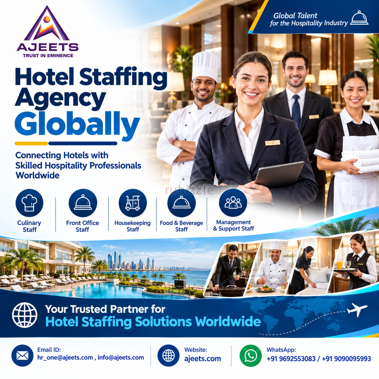 Hire Luxury Hotel Staff from Asia for the UAE