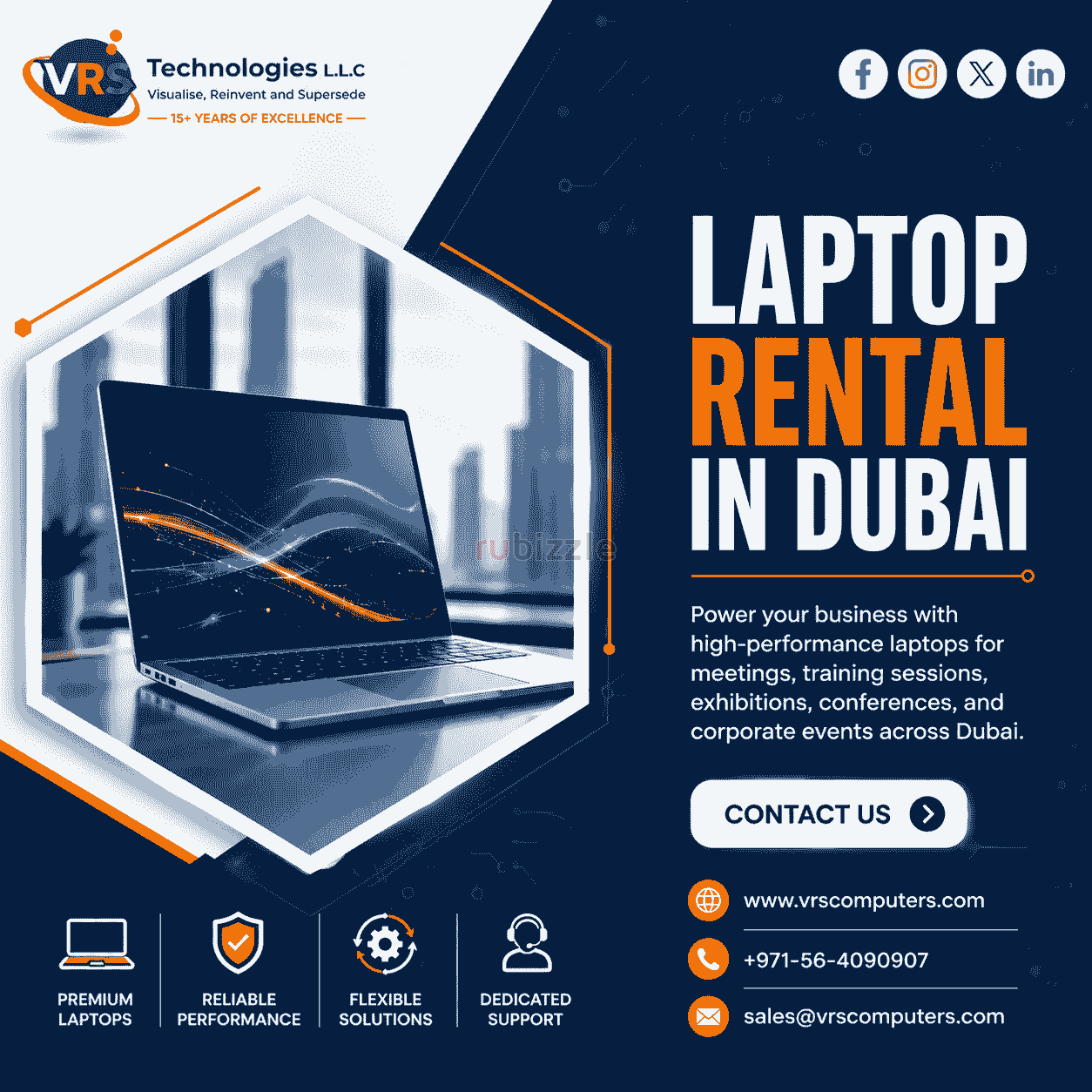 Professional Laptop Rental Dubai for Training and Workshops