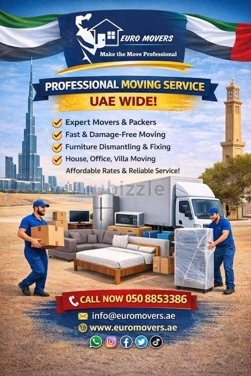 Professional Movers and Packers in Dubai – Up to 50% Off | Call Now 05