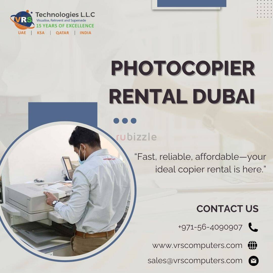 Rent High-Quality Photocopiers in Dubai