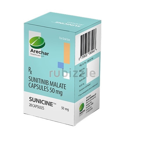 Affordable Sunitinib 50 mg Capsule for Metastatic Cancers.