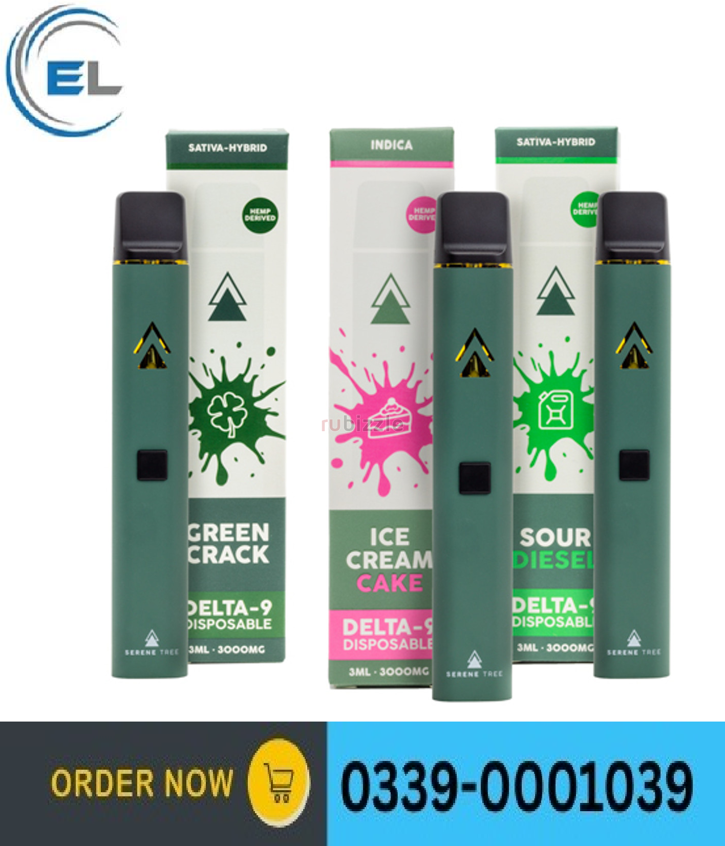 Serene Tree Delta 9 THC Disposable Vape Pens – 3000mg Potency In Pakis