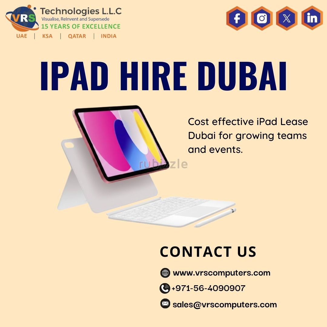 Premium iPad Hire Solutions in Dubai