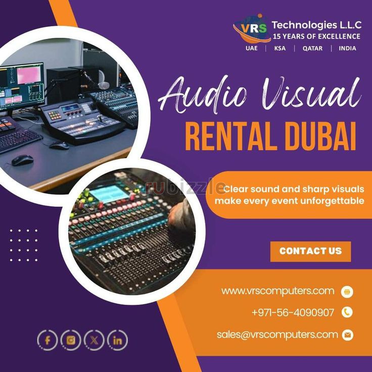 Where to Find Reliable Audio Visual Rental Dubai Services?