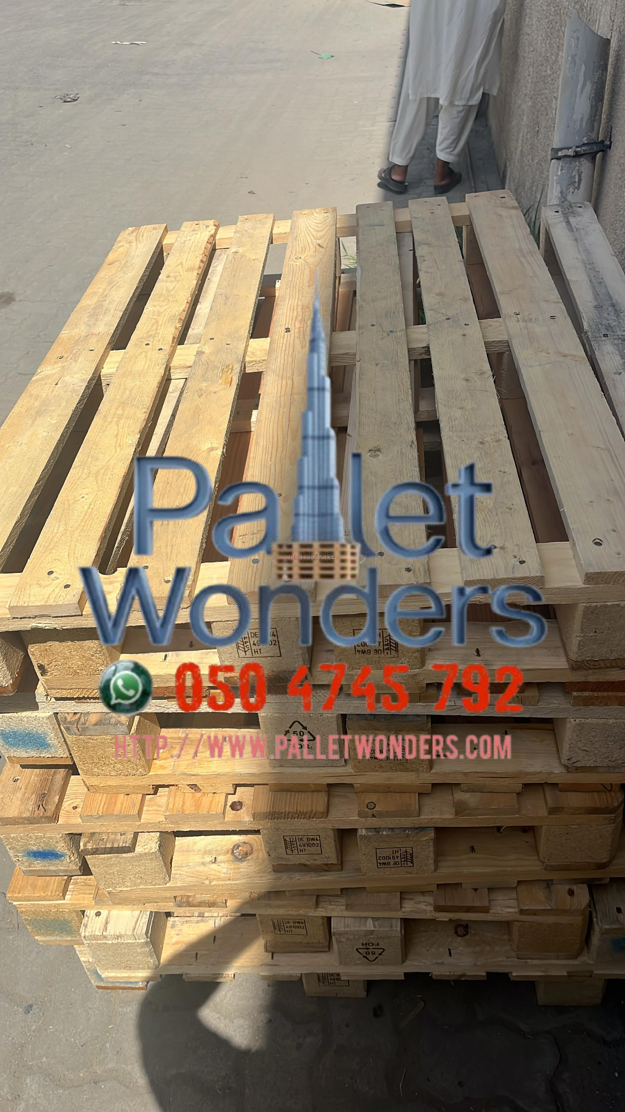 0507330544 pallets wooden