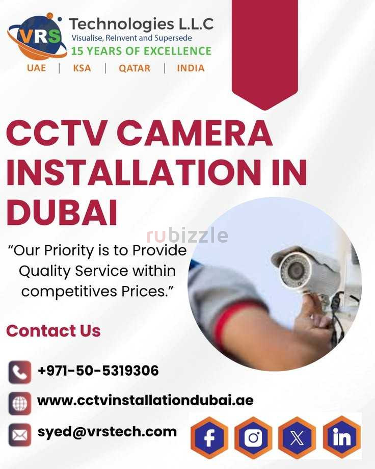 Need Trusted CCTV Camera Installation in Dubai Experts?