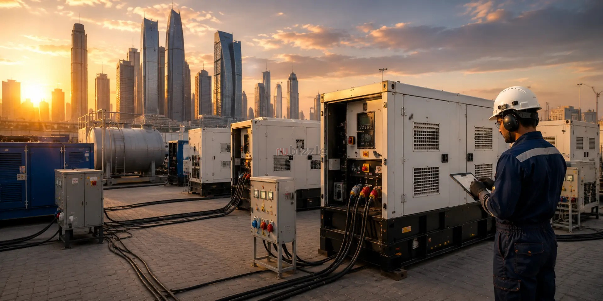 Industrial Generator Rental Services in Abu Dhabi