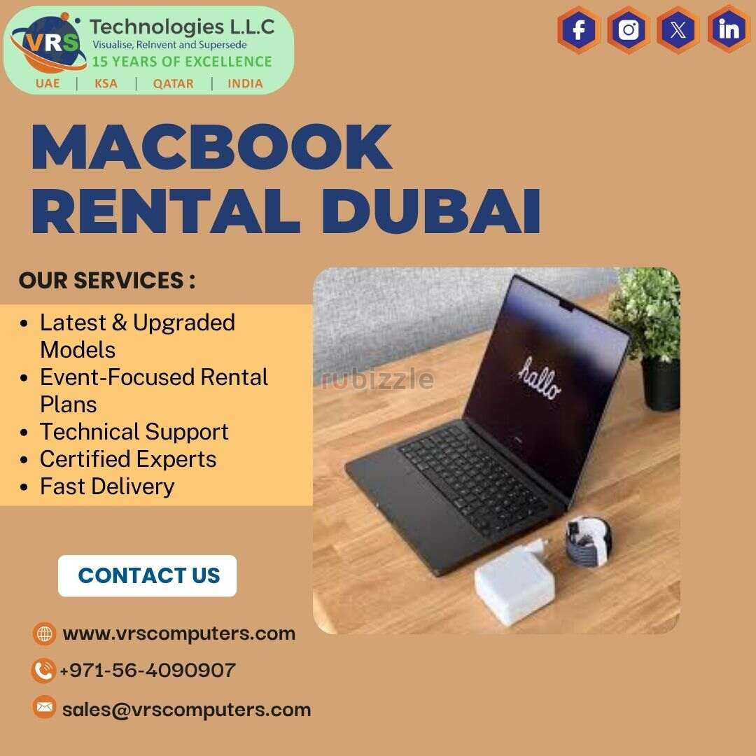 Premium Macbook Rental Dubai for Business Events?