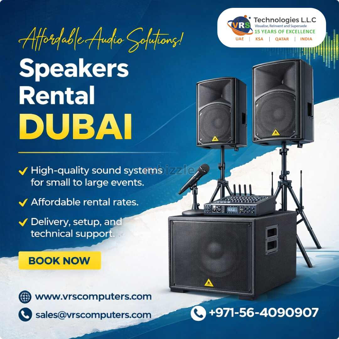 Hire High-Quality Speakers in Dubai, UAE