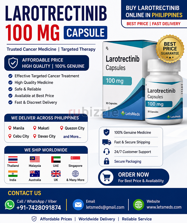 Best Price for Larotrectinib 100 mg in Manila & Cebu
