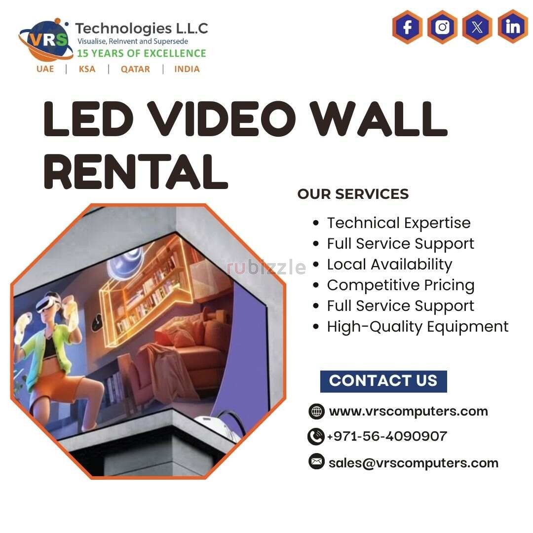 Advanced LED Video Wall Rental for Business Use
