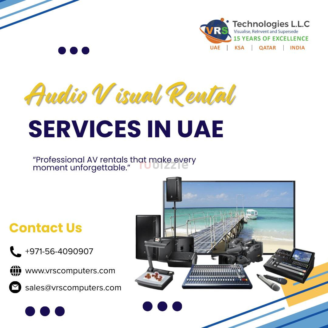 Audio Visual Rental Services in UAE for Conferences & Events
