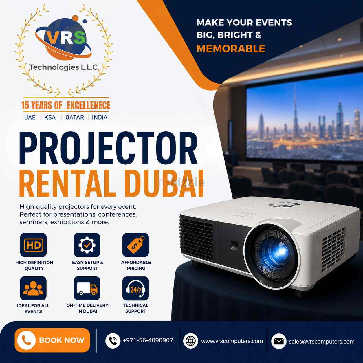 Professional Projector Rental Services in Dubai