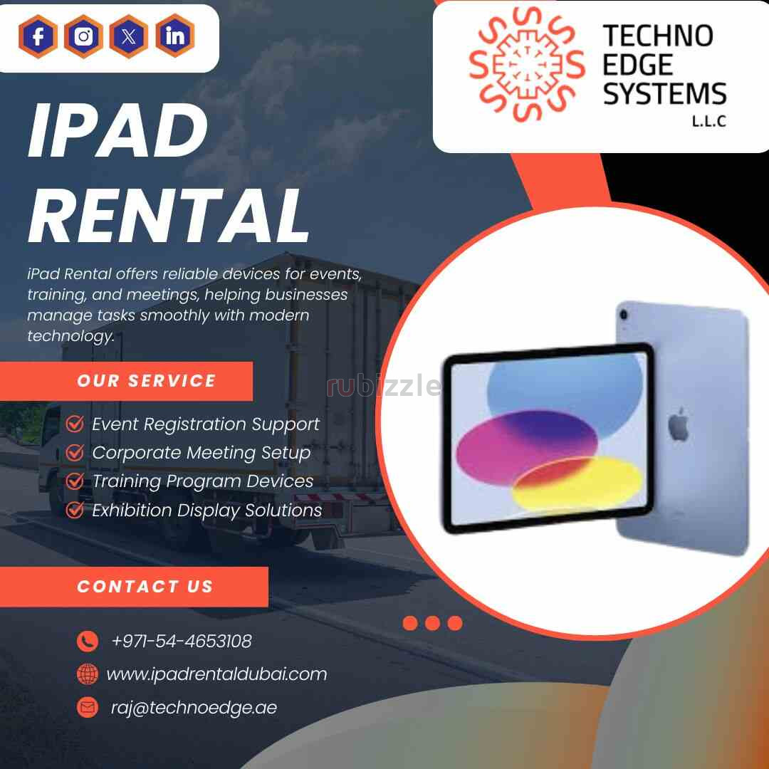 Need Fast iPad Rental for Business Events in UAE?