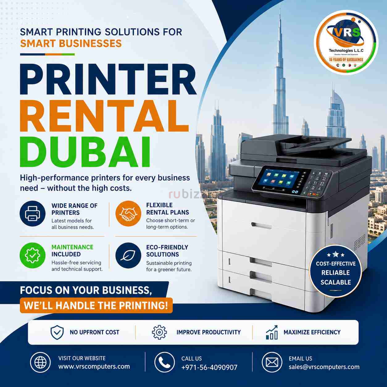 Short-Term & Long-Term Printer Rental Dubai