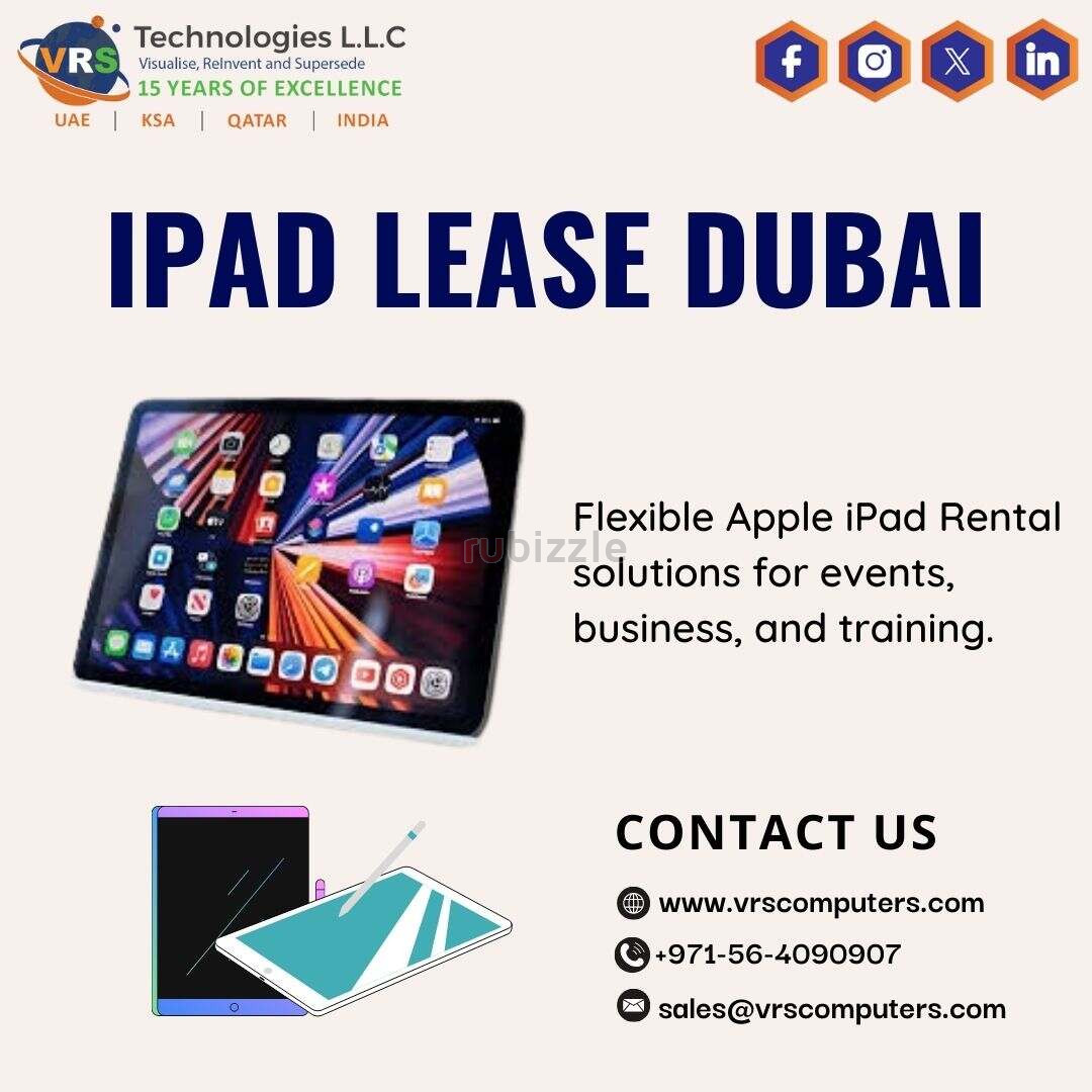 Need iPad Lease Dubai for Short Term Projects?