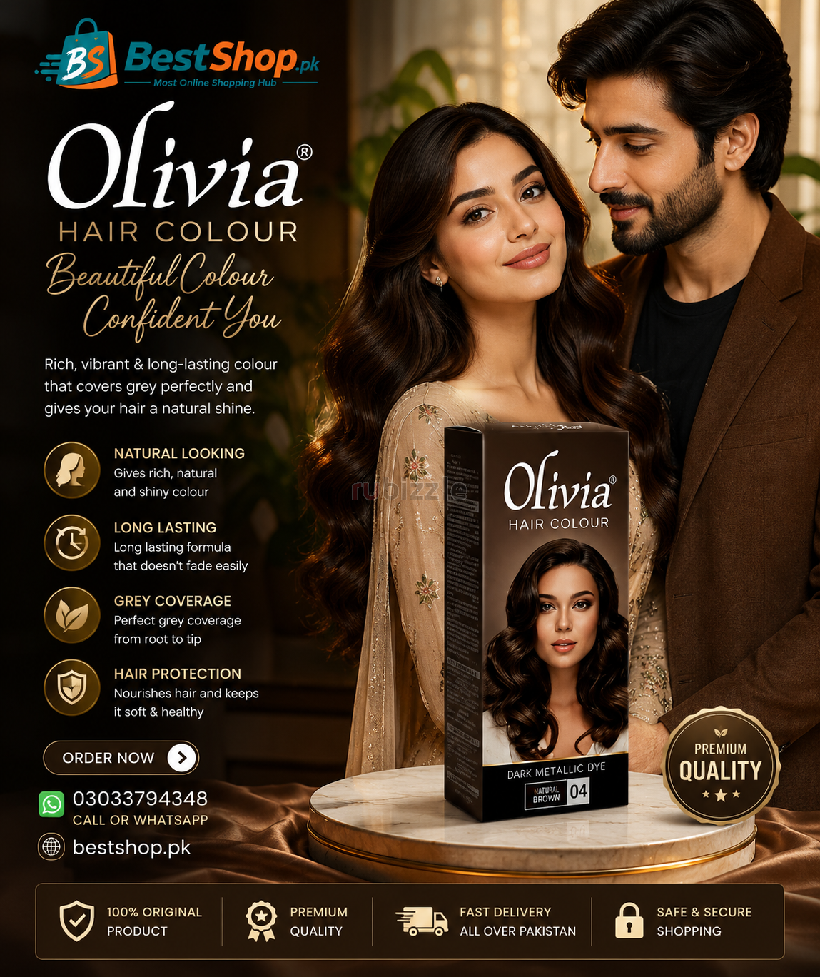 Olivia Hair Color – Rich, Smooth & Attractive Hair Color