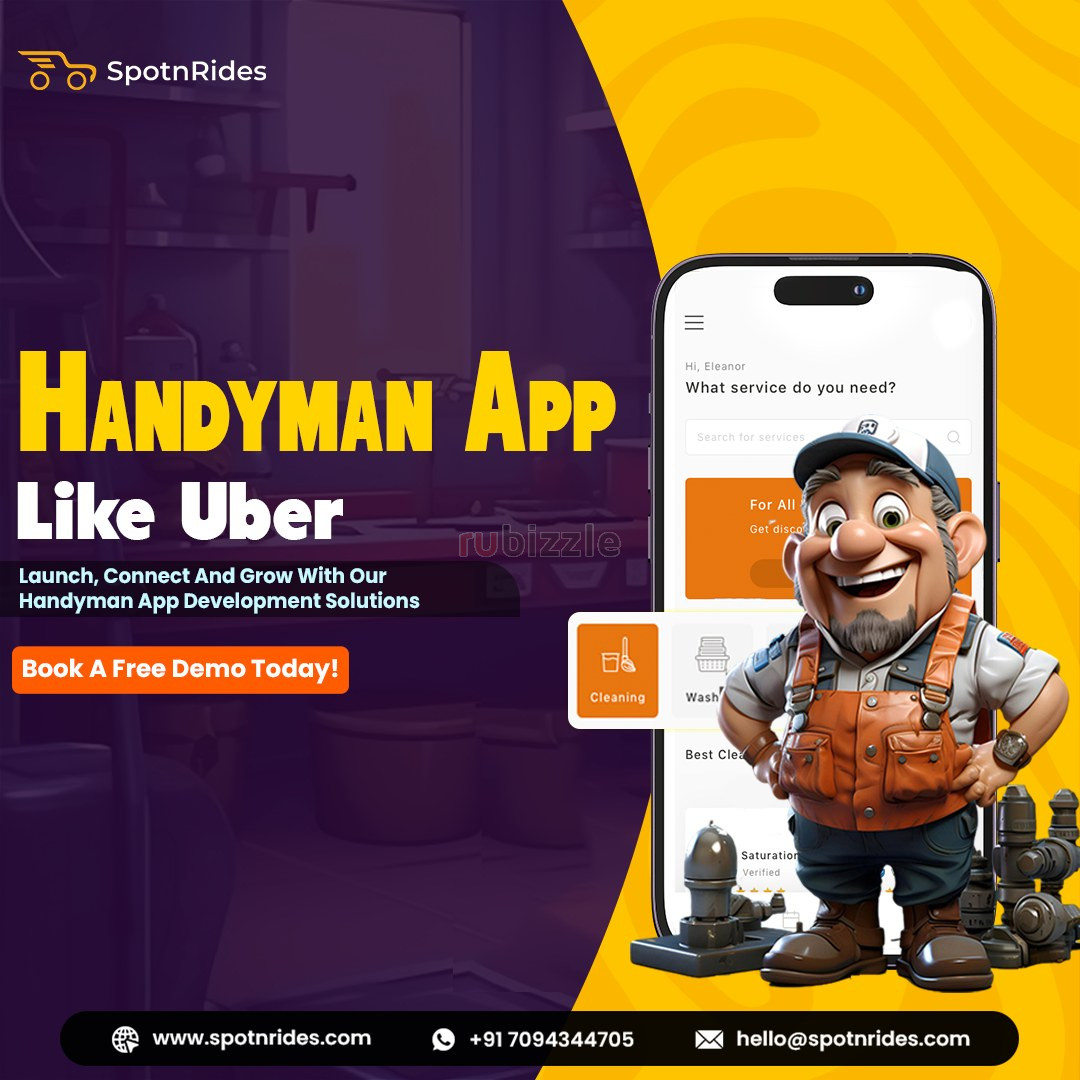 Uber for Handyman App Solution – On-Demand Home Service Platform