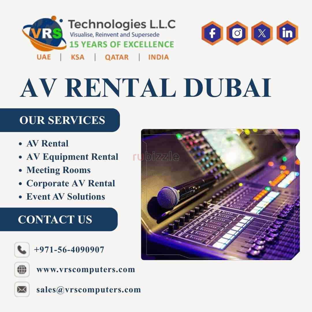 How Can AV Rental Dubai Enhance Business Presentations?