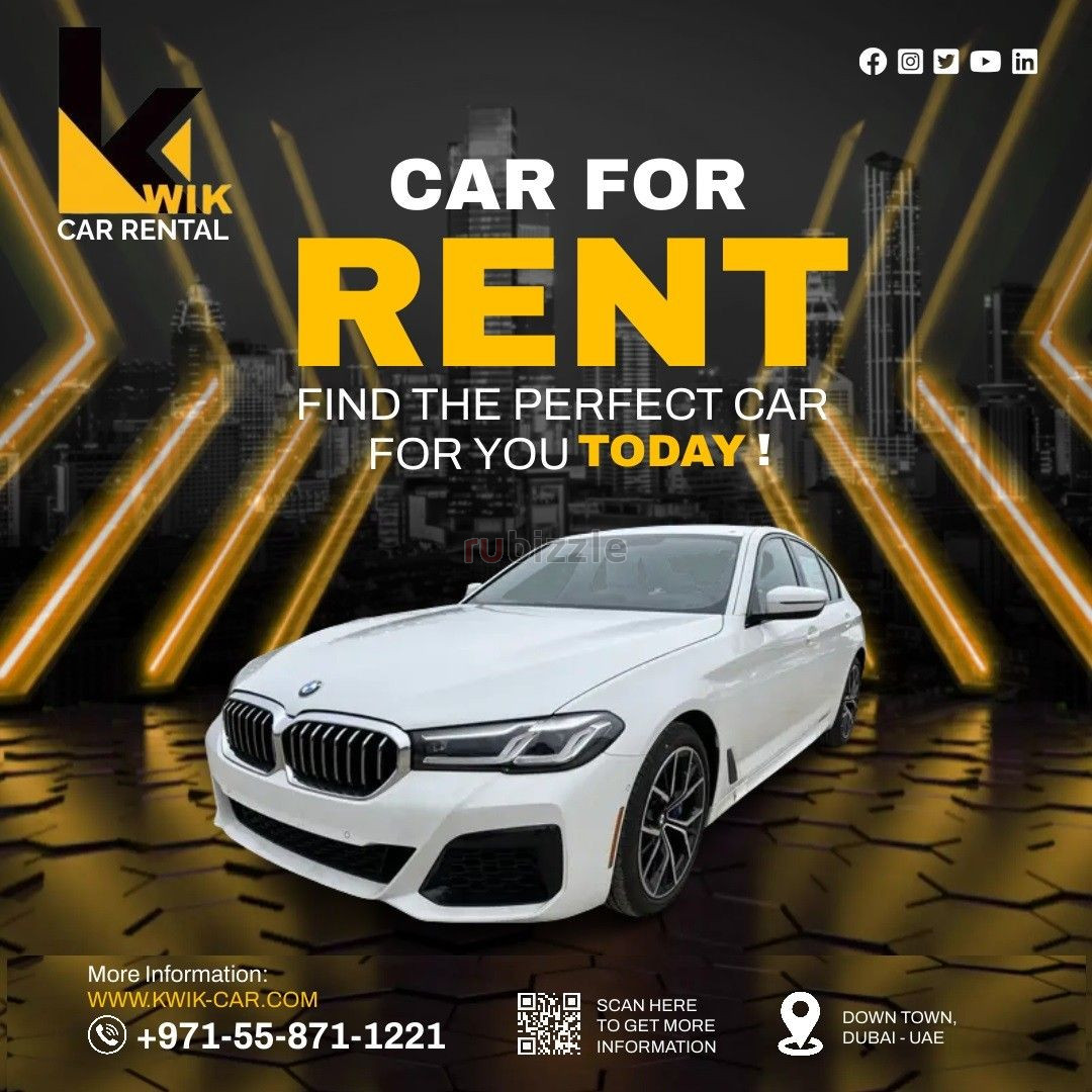 BMW Car Rental Dubai | Luxury BMW Hire Services by Kwik Cars