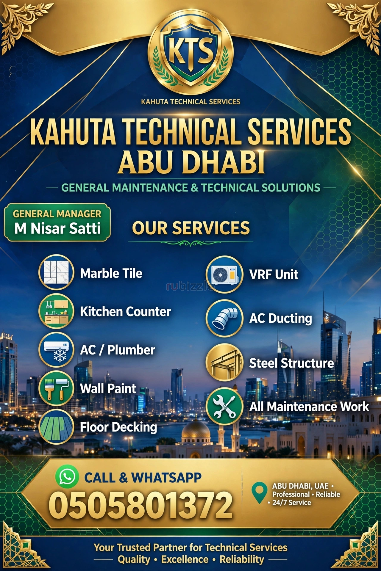 Kahuta Building Technical Services Work Tile Marble Ac Painting Gypsum
