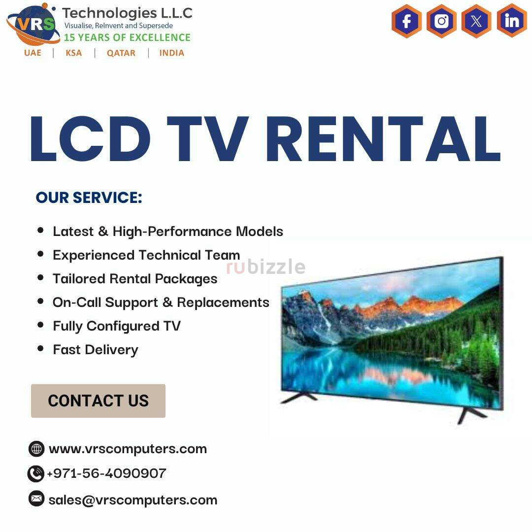 Premium LCD TV Rental for Events