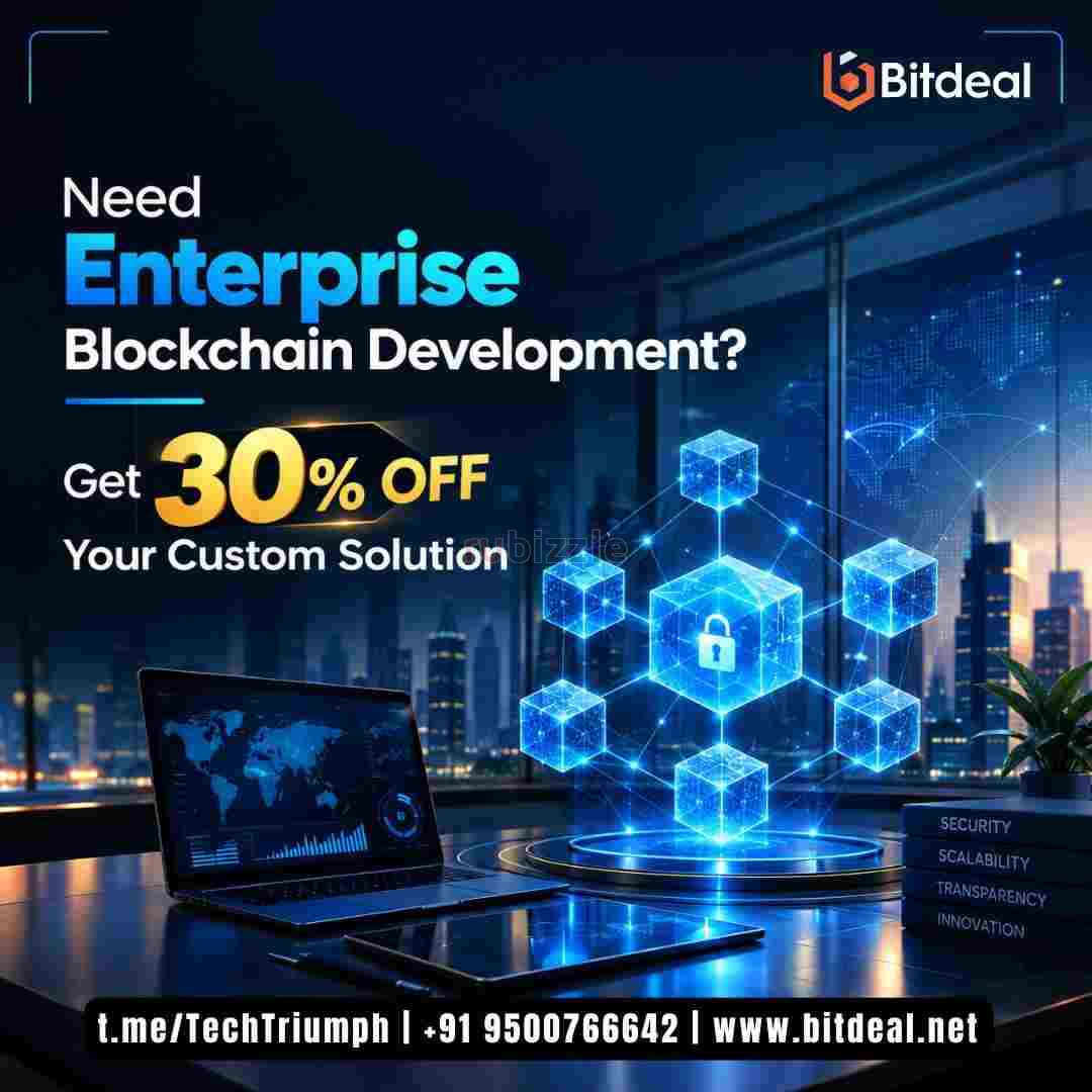 Need Enterprise Blockchain Development? Get 30% OFF Your Custom Soluti