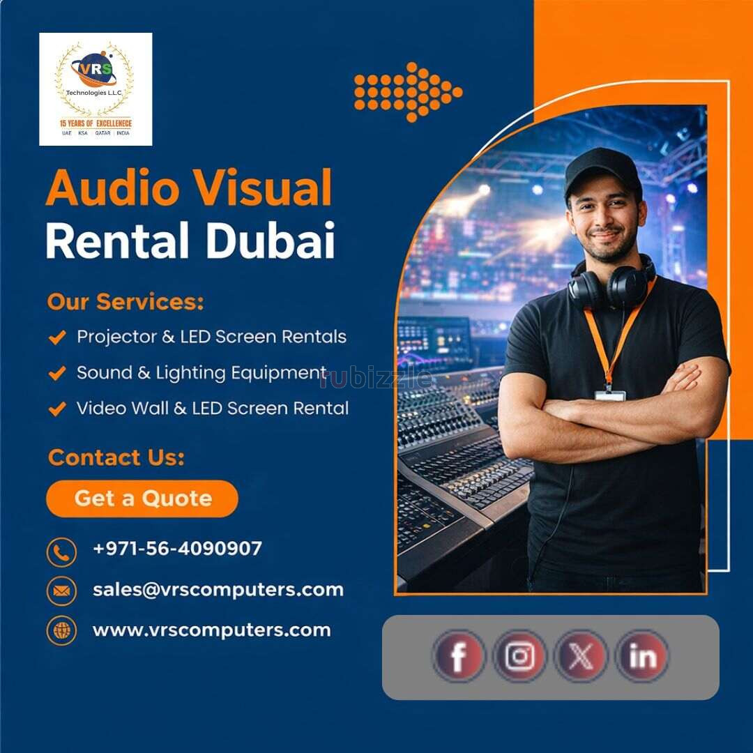 Complete AV Rental Packages in Dubai