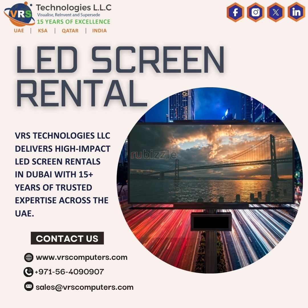 Dynamic Led Screen Rental Dubai for Events