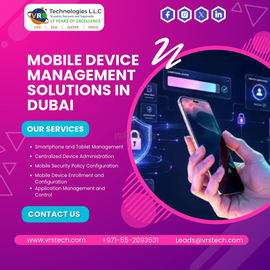 Which Mobile Device Management Solutions in Dubai Fit?
