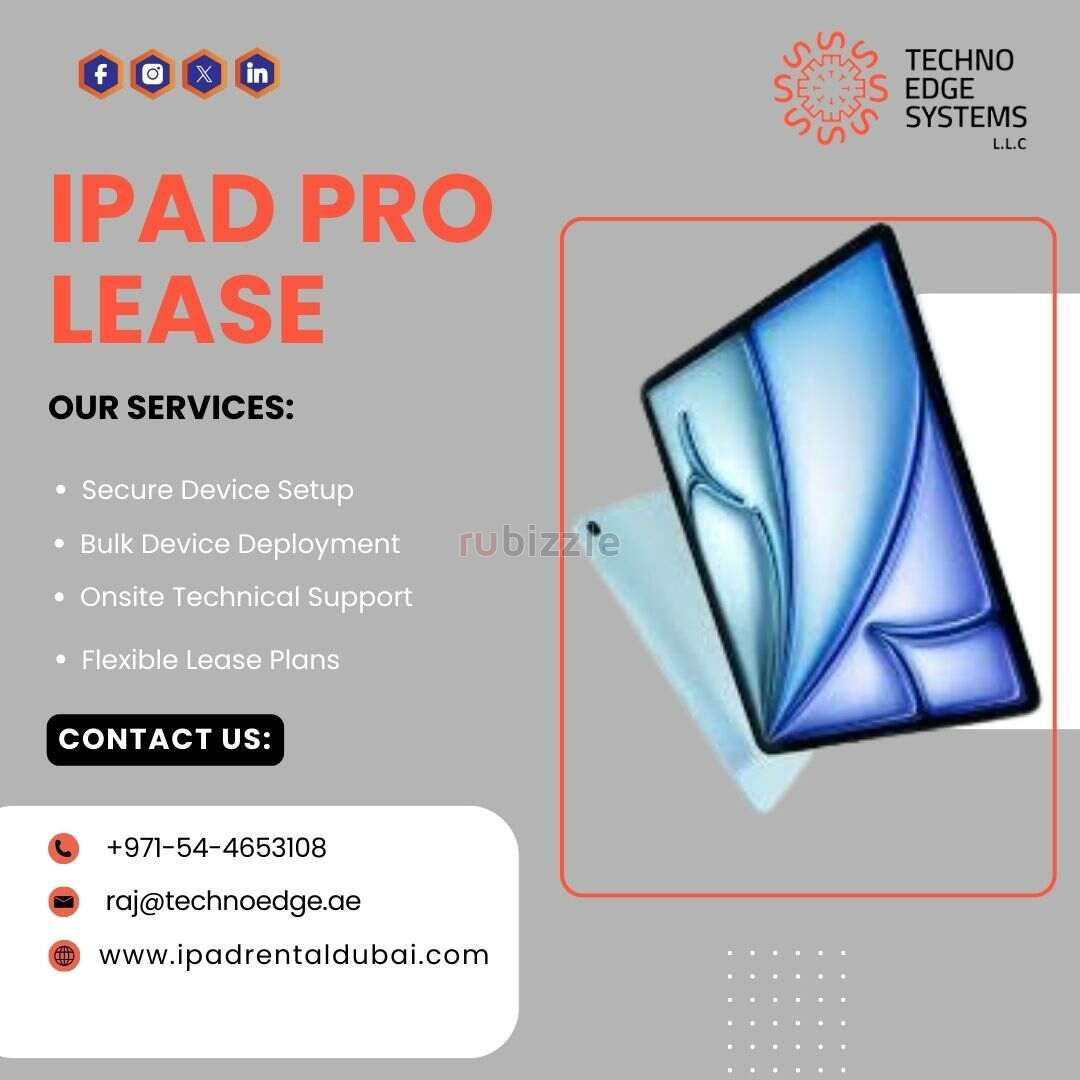 Why Choose iPad Pro Lease Dubai for Events?