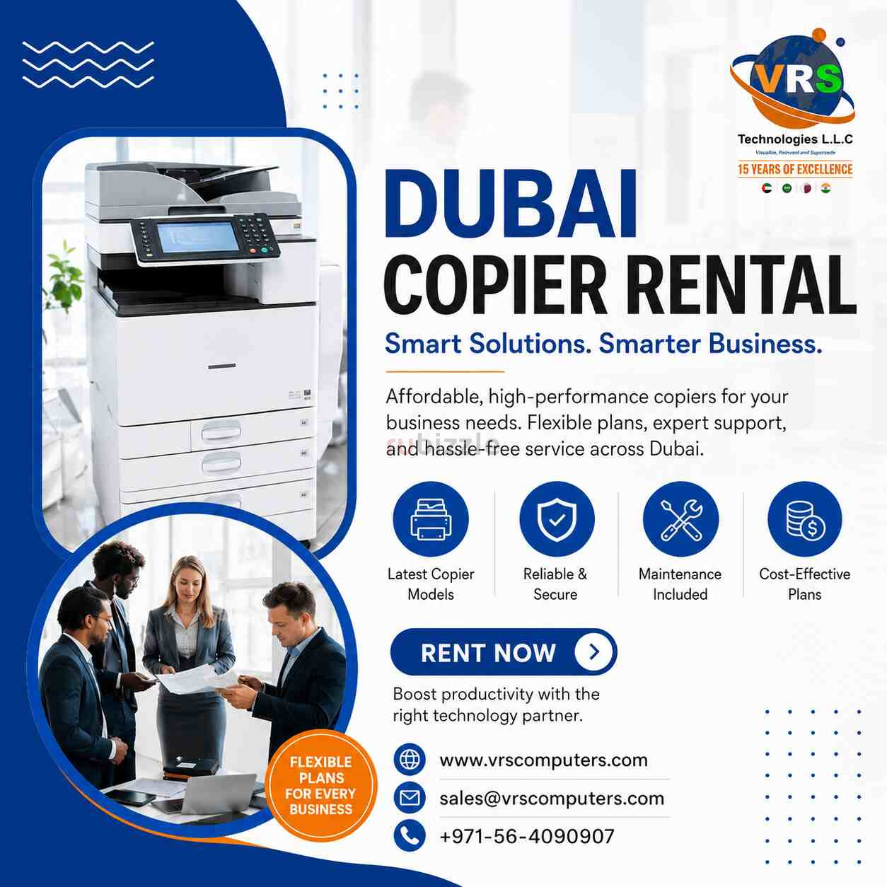 Fast Delivery Copier Rental Services in Dubai