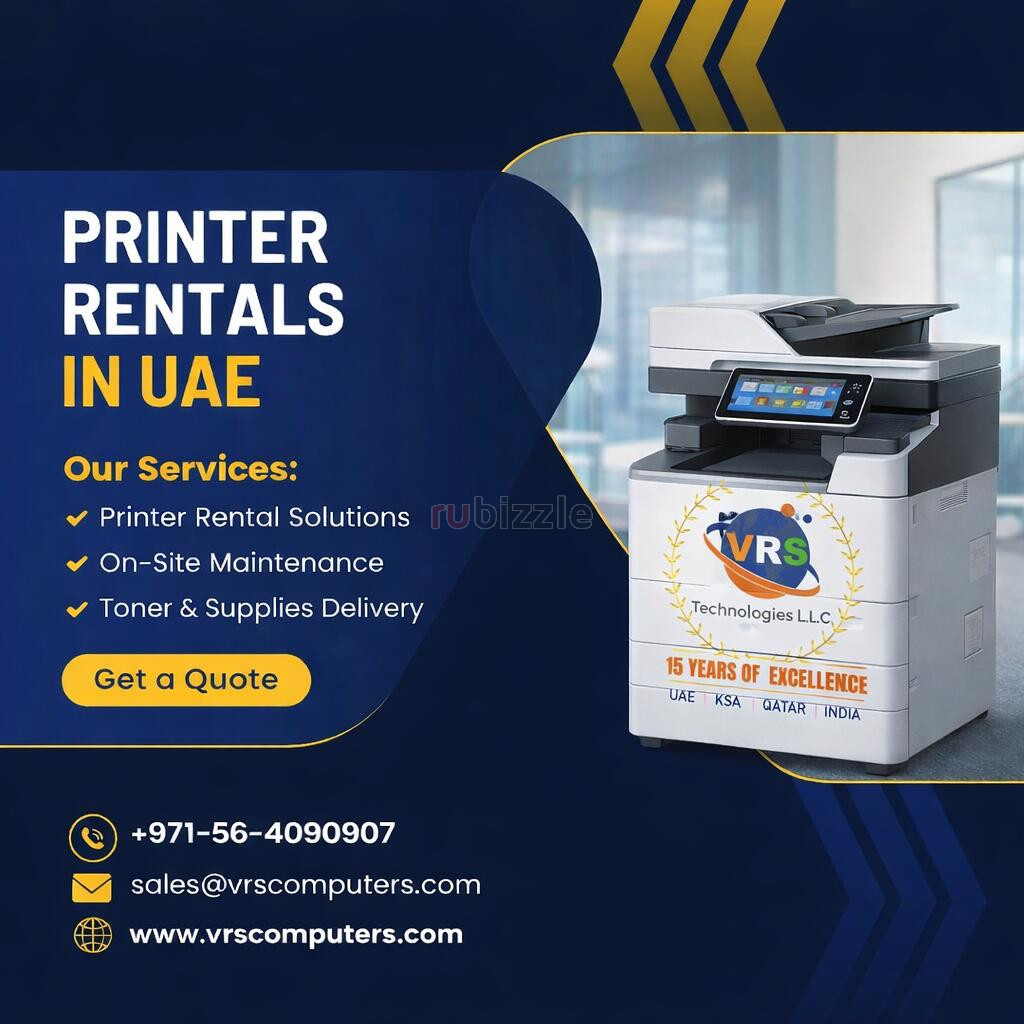 UAE Printer Rental Services – Save More, Print More!