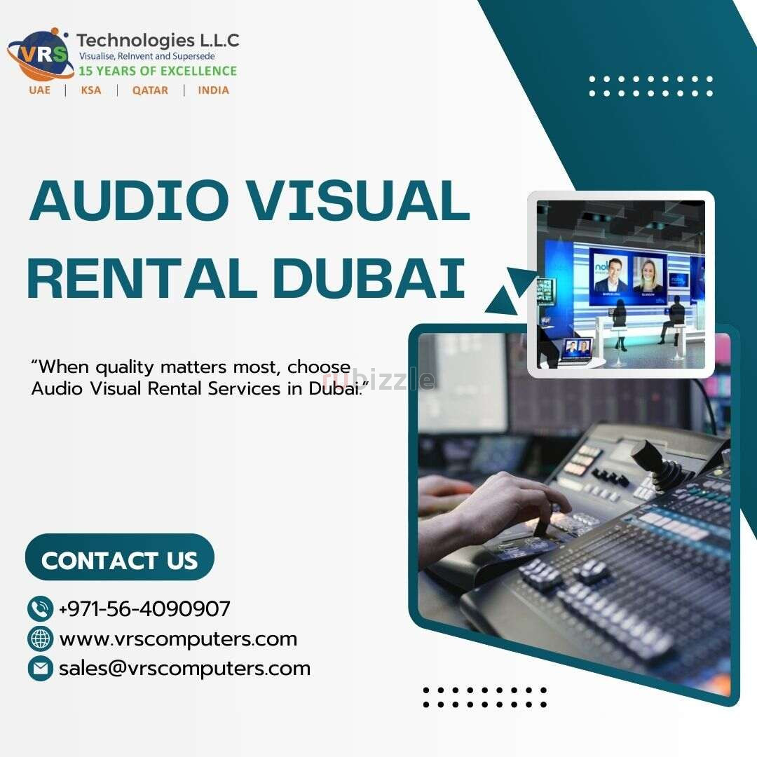 Top Audio Visual Equipment Rental in Dubai – Fast Delivery