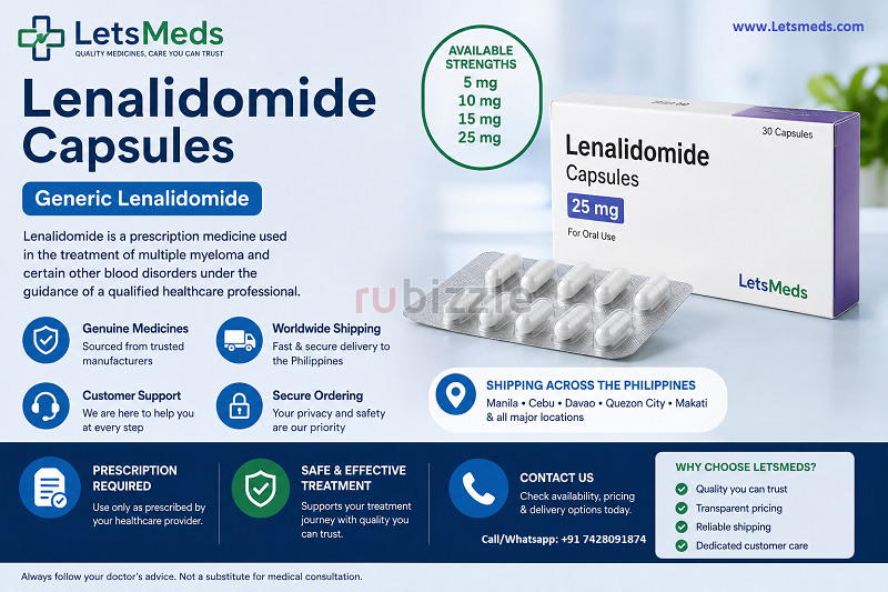 Lenalidomide 10 mg Price Philippines | Generic Capsules from Trusted M