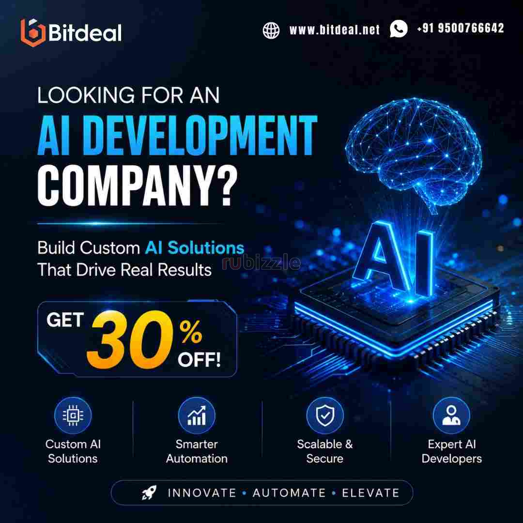 Looking for an AI Development Company? Build Custom AI Solutions and G