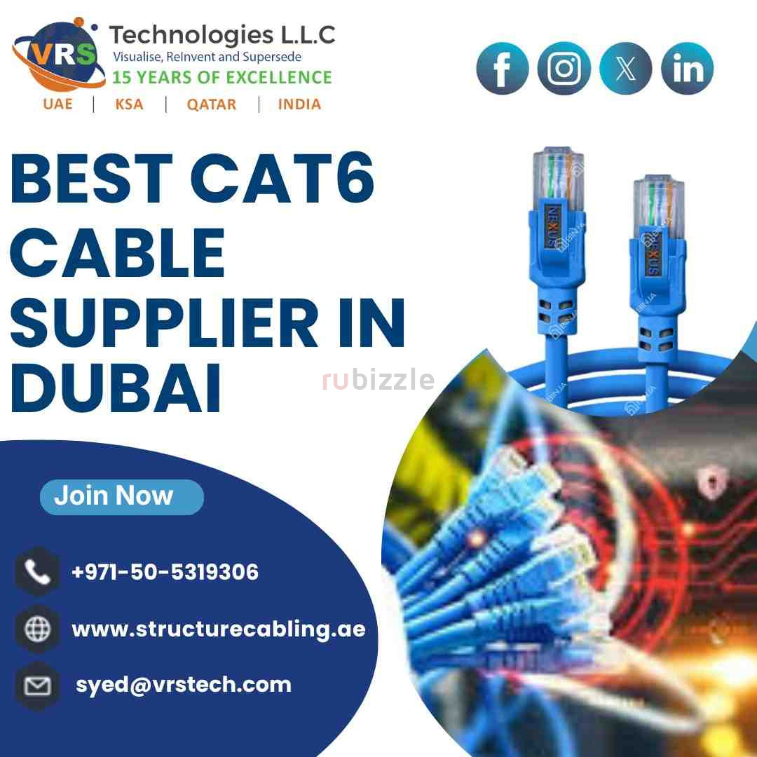 Need a Trusted Cat6 Cable Supplier in Dubai Today?