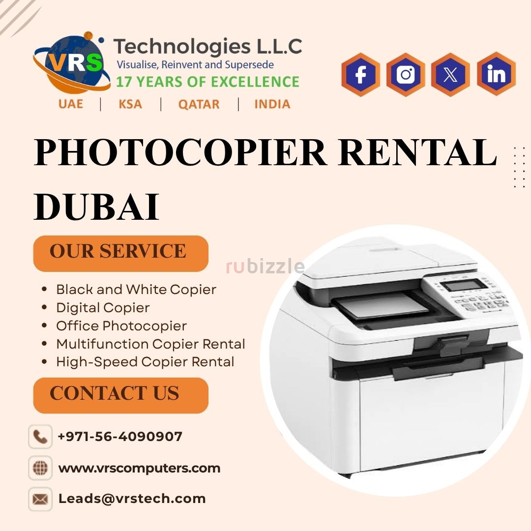 How Does Photocopier Rental Dubai Support Modern Offices?