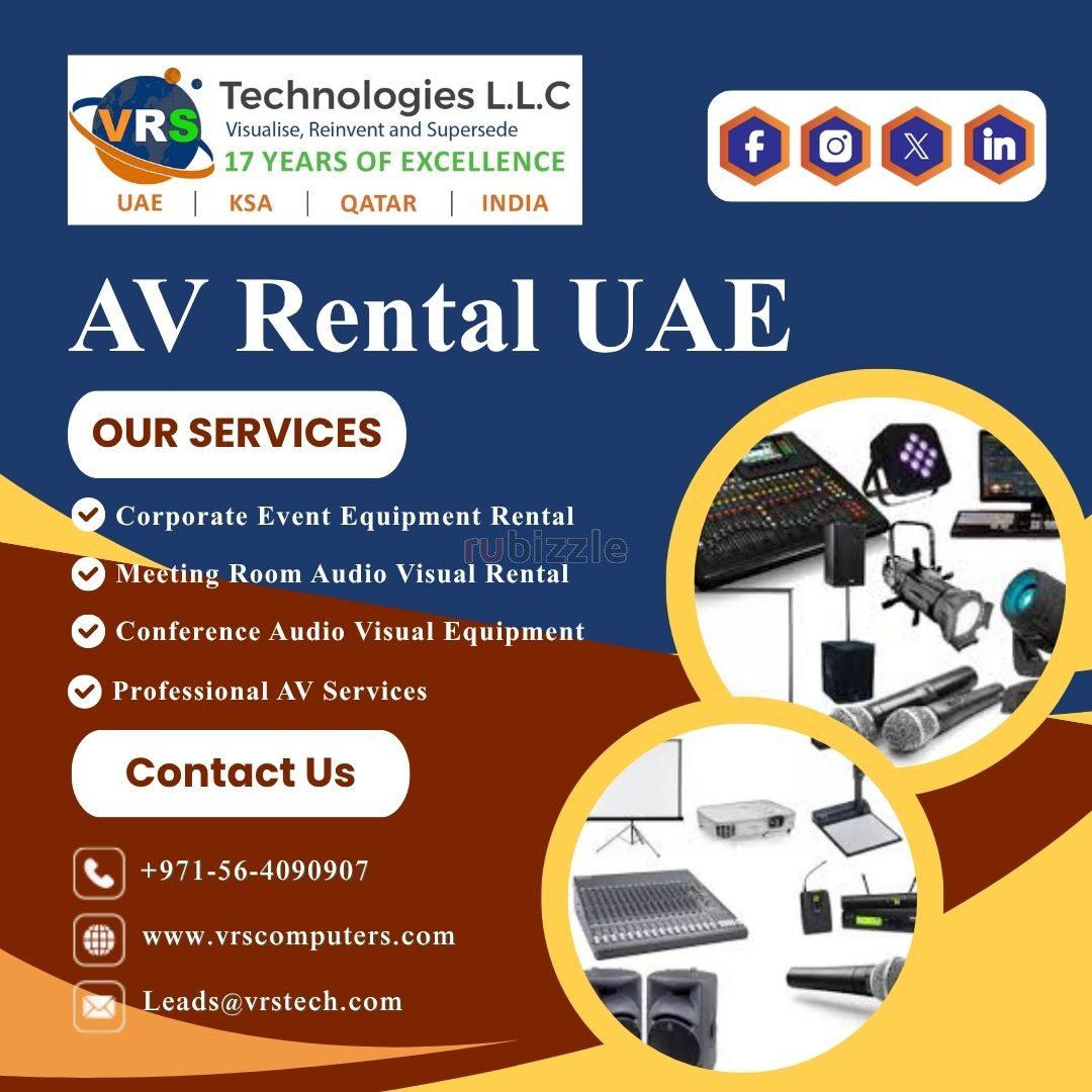 How Does AV Rental UAE Meet Modern Business Needs?