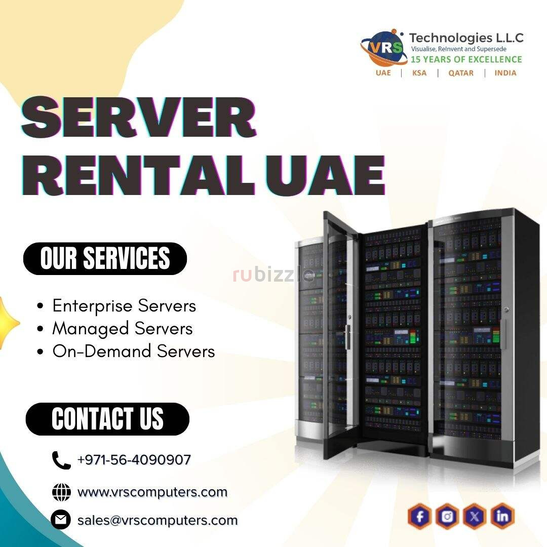 IT Server Rental Services in UAE – Fast Setup