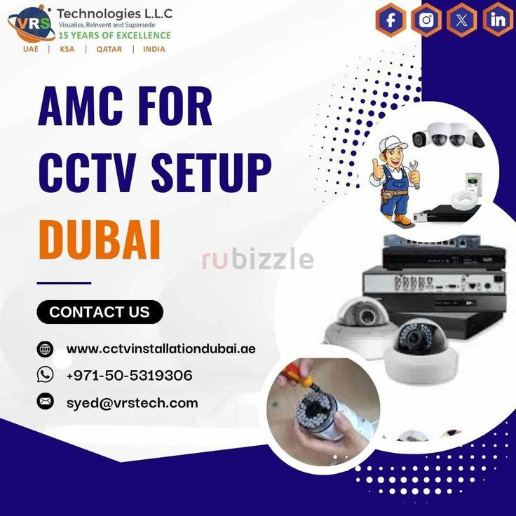 Want Flexible AMC for CCTV Setup Dubai Support Now?