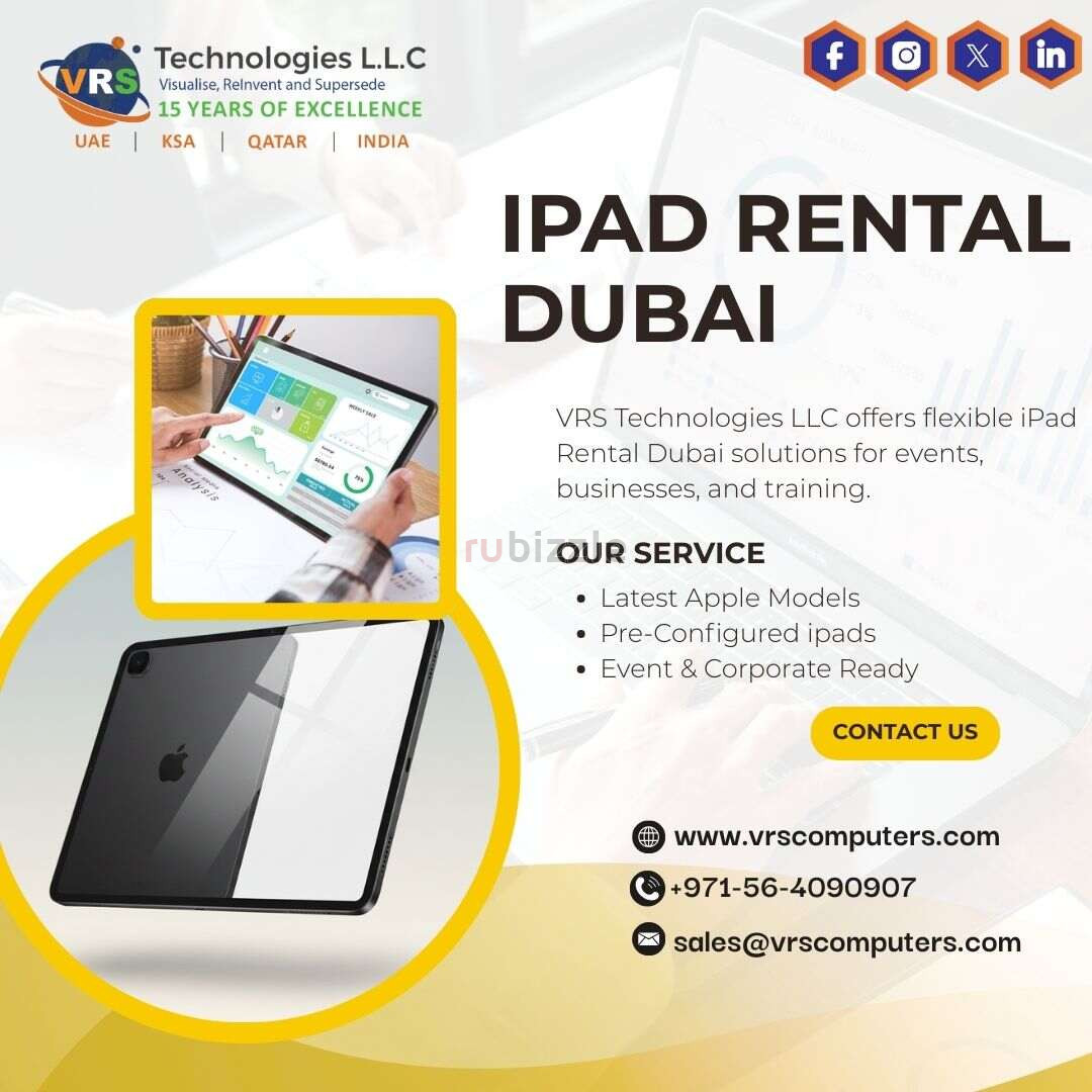 Fast iPad Rental Dubai for Events