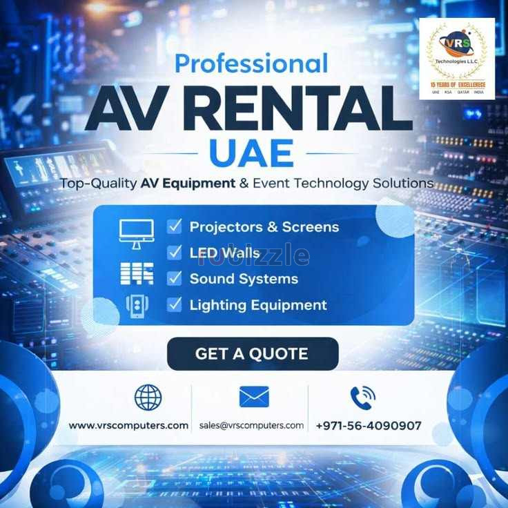 How Can AV Rental UAE Simplify Technical Event Planning?