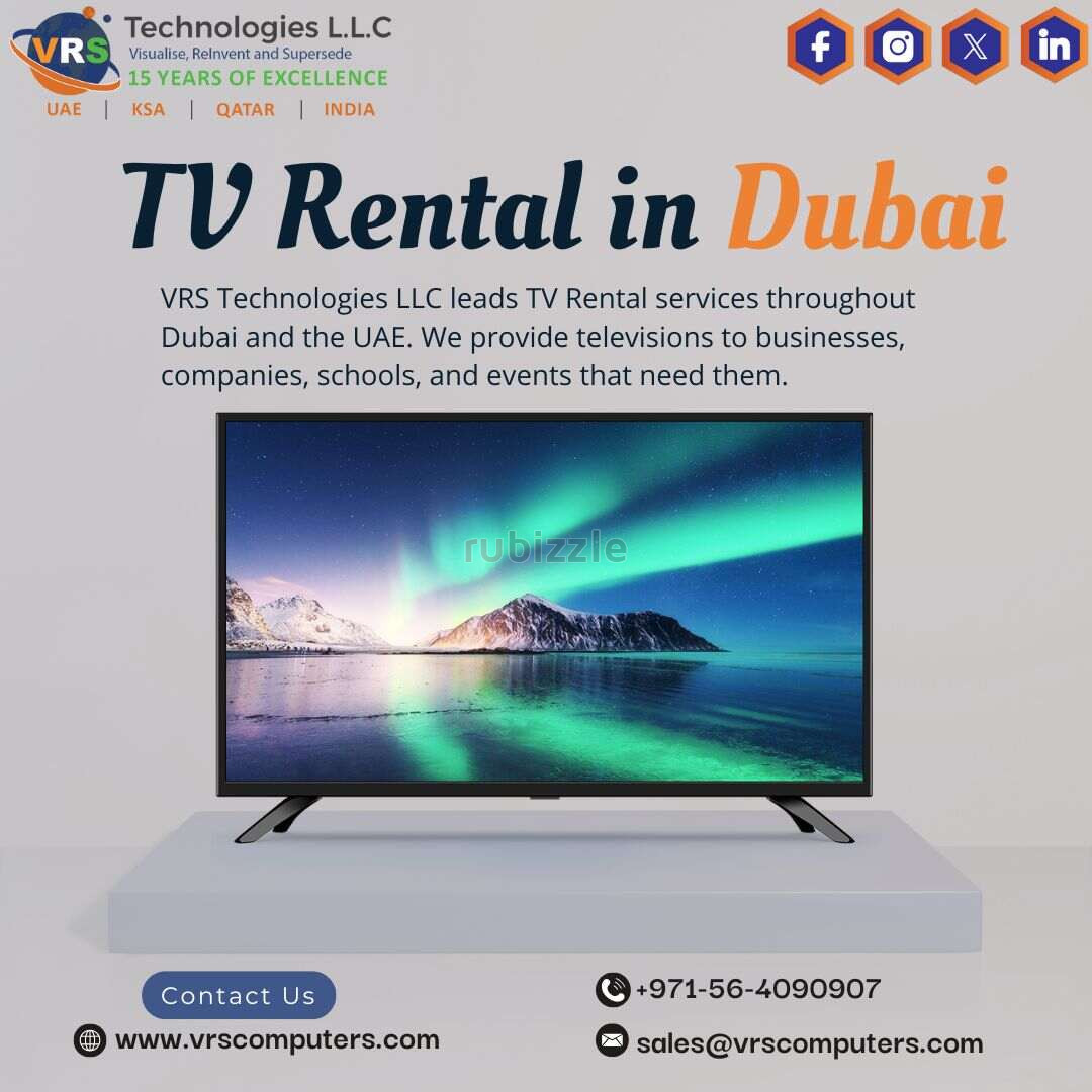 Premium LED TV Rental Dubai for Events?