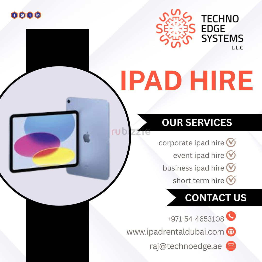 Why Choose iPad Hire in Dubai for Business Needs?